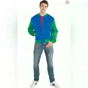 BNWT Old School Varsity Flight Jacket Halloween Costume Riverdale 80’s  90’s